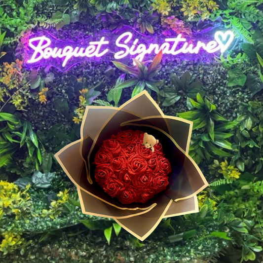 Bouquet Simple de 18 roses