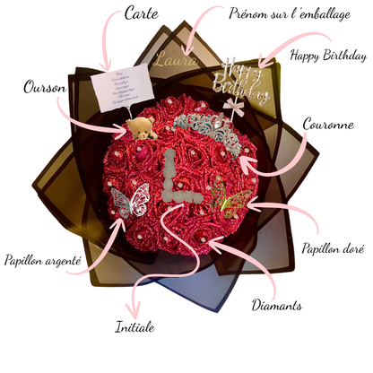 Bouquet Simple de 25 roses