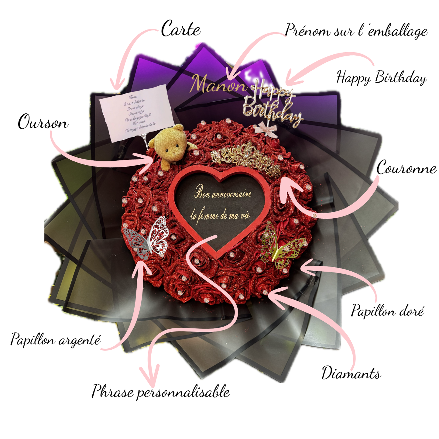 Bouquet Signature de 45 roses