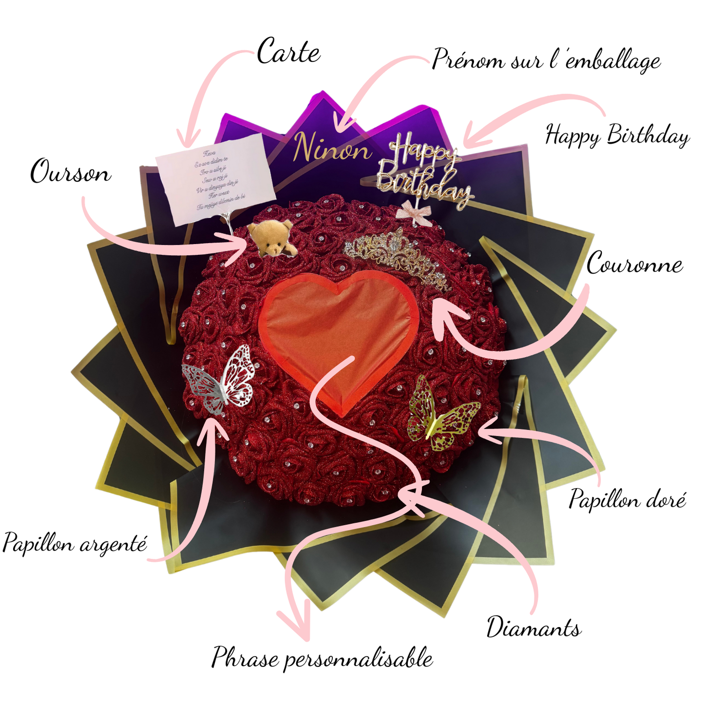 Bouquet Signature de 72 roses